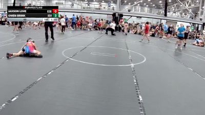 60 lbs Semis (4 Team) - Jaxson Love, U2 Brawler Elite vs Owen Brink, Revival