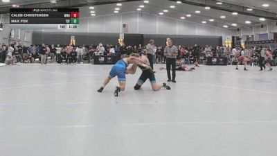 215 lbs Quarters - Caleb Christensen, Moen Wrestling Academy vs Max Fox, The Den Franklin