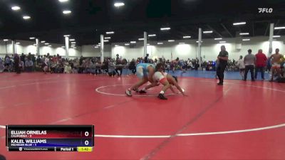 165 lbs Placement Matches (8 Team) - Elijah Ornelas, California vs Kalel Williams, Michigan Blue