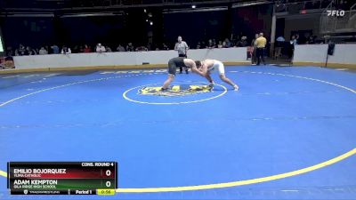 190 lbs Cons. Round 4 - Adam Kempton, Gila Ridge High School vs Emilio Bojorquez, Yuma Catholic