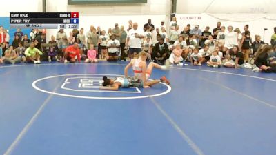 40 lbs Rr Rnd 7 - Emy Rice, Okie Girls - W vs Piper Fry, Michigan Wrestling Academy - W
