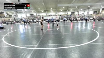 120 lbs Champ. Round 1 - Rylee Moore, Fairview Jackets Youth Wrestling vs Ian McCallie, Minion Training Center