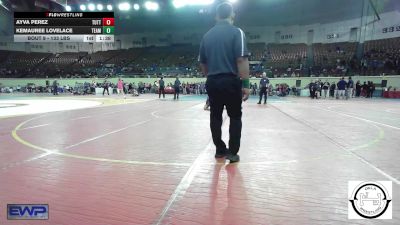 133 lbs 3rd Place - Ayva Perez, Tuttle High School Girls vs Kemauree Lovelace, Team Choctaw