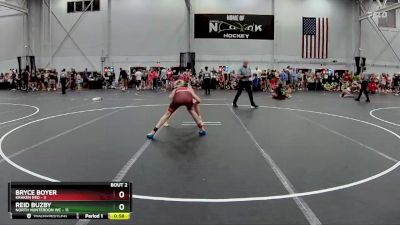 126 lbs Semis (4 Team) - Bryce Boyer, Kraken Red vs Reid Buzby, North Hunterdon WC