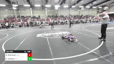 57 lbs Rr Rnd 3 - Brantley Rodriquez, Show Low vs Kaius Cordova, Stout Wr Acd