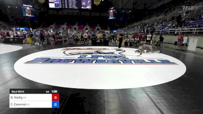 126 lbs Cons 64 #2 - Benjamin Nadig, SD vs Cameron Coonrod, KS