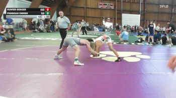 135 lbs Consi Of 4 - Hunter Berger, Golden Backs Mtc vs Finnegan Obrien, Blair Academy