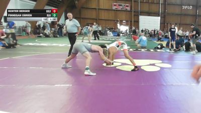 135 lbs Consi Of 4 - Hunter Berger, Golden Backs Mtc vs Finnegan Obrien, Blair Academy