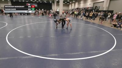 96 lbs Cons. Semis - Brookson Marksbury, Michigan Premier WC vs Tajuan Davis, Oklahoma