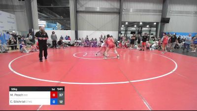 58 kg 5th Place - Madilyn Peach, Badger Girls Elite vs Calli Gilchrist, CT Whale Girls