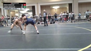 132 lbs Round Of 128 - Josiah Gonzalez, Asg vs Landin Arguelles, Hesperia HS