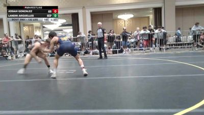 132 lbs Round Of 128 - Josiah Gonzalez, Asg vs Landin Arguelles, Hesperia HS