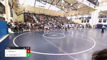 172 lbs Round Of 32 - James Deluise, Bethlehem Catholic vs Shamere Davenport, Belmont Charter