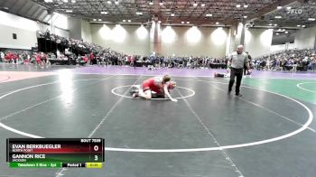 138B Cons. Round 2 - Evan Berkbuegler, North Point vs Gannon Rice, Jackson
