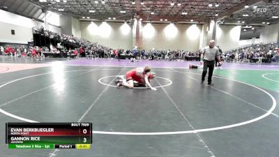 138B Cons. Round 2 - Evan Berkbuegler, North Point vs Gannon Rice, Jackson