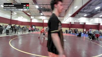 285 lbs Consi Of 4 - Scott Santos, Smittyâ??s Wrestling Barn vs Maximus Tonelli, Burrillville High School