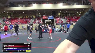 83 lbs Quarterfinal - Alex Lobdell, TX vs Nicholas Ortega, IL