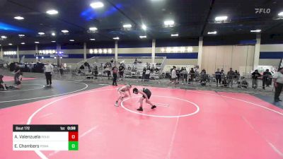 69 lbs Consi Of 8 #2 - Aaron Valenzuela, Rough House WC vs Emanuel Chambers, Poway Elite