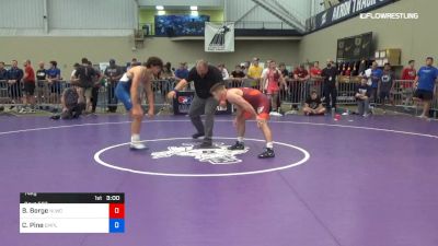 74 kg Round Of 32 - Brady Berge, Nittany Lion Wrestling Club vs Cameron Pine, Campbell