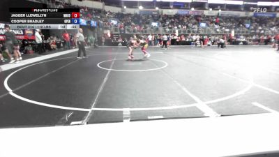 110 lbs Quarterfinal - Jagger Llewellyn, Macon vs Cooper Bradley, Open Mats