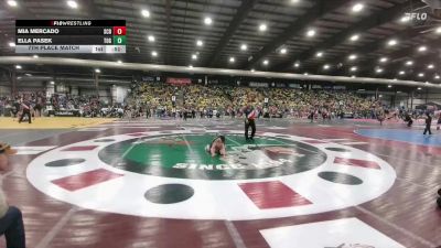 55 lbs 7th Place Match - Ella Pasek, Touch Of Gold vs Mia Mercado, Sioux Center Riptide