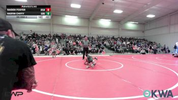 43 lbs Rr Rnd 2 - Raiden Foster, Roland Youth League Wrestling vs Hastin Chitty, Gore Pirates Youth Wrestling