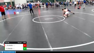 113-120 lbs Semifinal - Aiden Banda, Kearney Matcats vs Logan Svoboda, Aurora Wrestling Club