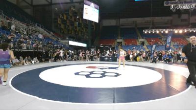 110 lbs Champ. Rd Of 64 - Maggie Campbell, MA vs Kayla Batres, CT