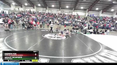 132 lbs Semifinal - Wesley Ricaporte, Spring Creek vs Andrew Fox, American Leadership Academy