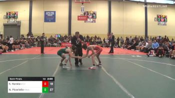 120 lbs Semifinal - Sam Henkle, Huntley vs Nick Picariello, Minisink Valley