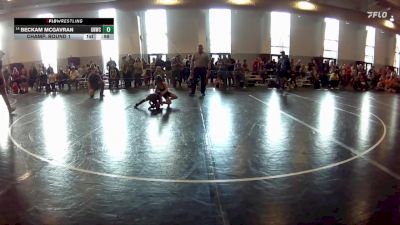 49 lbs Champ. Round 1 - Brantley Mauger, Twisted Joker Wrestling vs Beckam McGavran, Great Neck Wrestling Club