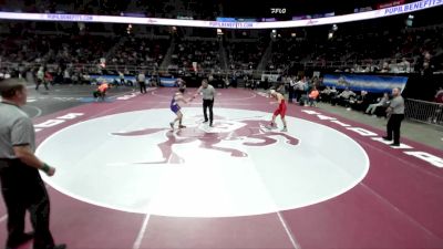 II-118 lbs Champ. Round 2 - Lucas Hoffman, Odessa Montour-Watkins Glen vs Tristan Bellis, Red Jacket