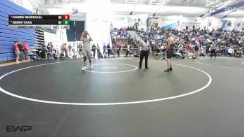 285 lbs Champ. Round 1 - Quinn Vaka, Mill Valley vs Kaiden Marshall, Washburn Rural