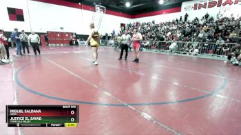 285 lbs 1st Place Match - Miguel Saldana, Indio vs Justice El Sayad, Temecula Valley