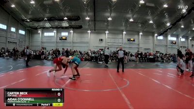 126 lbs Round 5 (6 Team) - Carter Beck, Top Level vs Aidan O`Donnell, Youngstown Elite