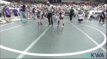 58-61 lbs Round Of 16 - Kenlee Bruce, ARDMORE TAKEDOWN CLUB vs Rugr Hunter-Clift, Comanche Takedown Club
