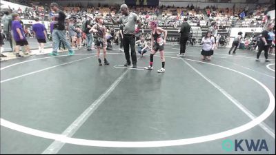 58-61 lbs Round Of 16 - Kenlee Bruce, ARDMORE TAKEDOWN CLUB vs Rugr Hunter-Clift, Comanche Takedown Club