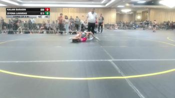 72 lbs Consi Of 8 #1 - Ziyona Lavarias, O2 Rhino WC vs Kalani Barabin, Grindhouse WC
