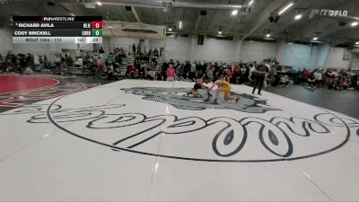 113 lbs Cons. Round 4 - Cody Brickell, Coronado vs Richard Avila, Regis Jesuit