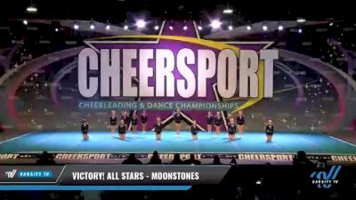 Victory! All Stars - Moonstones [2021 L1 Youth - D2 - Small - A Day 1] 2021 CHEERSPORT National Cheerleading Championship