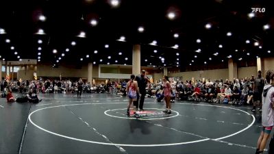 130 lbs Round 2 (4 Team) - Shanyue Tan, Patriots WC White vs Audreyona Perkins, Mat Clash Beast Mode