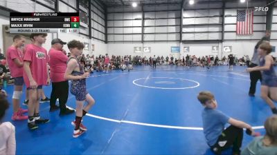 70 lbs Round 2 (3 Team) - Bryce Krisher, BLACKHAWK WRESTLING CLUB vs Maxx Irvin, EASTERN CAROLINA WRESTLING ACADEMY