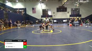 114 lbs Quarterfinal - Mia Galindo, Robinson vs Aubrianna Bracken, Strasburg