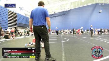 72 lbs 1st Place Match - Gabriel Jasso, Pursuit vs Abram Griekspoor, Maize