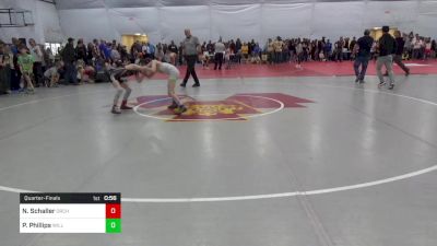 78 lbs Quarterfinal - Nikolaus Schaller, Orchard Park vs Parker Phillips, Williamsport