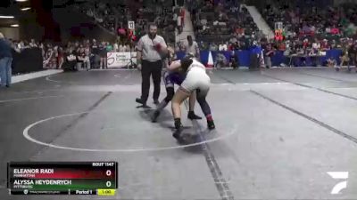 127 lbs Cons. Round 1 - Eleanor Radi, Manhattan vs Alyssa Heydenrych, Pittsburg