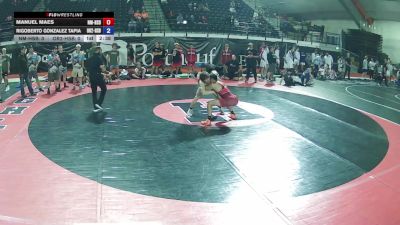 126 lbs Manuel Maes, New Mexico HS Boys vs Rigoberto Gonzalez Tapia, Oregon 2 HS Boys