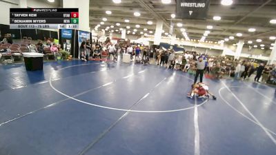 75 lbs Champ. Round 2 - Tayven Kem, Utah vs Benjamin Myers, Nevada