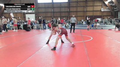 105 lbs Semifinal - Maximilian White, Darkhorse vs Dylan Frechette, Mayo Quanchi