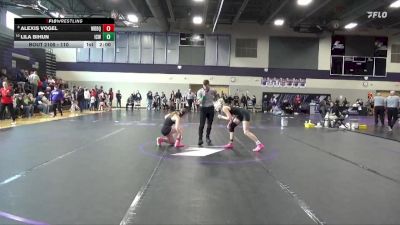 110 lbs Cons. Round 2 - Lila Bihun, Iowa City West vs Alexis Vogel, Western Dubuque